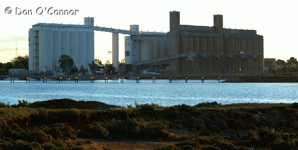 Port Pirie silos.