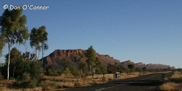 Mountains outside Alice Springs.