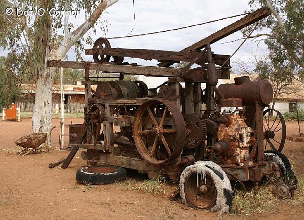 Old machinery.