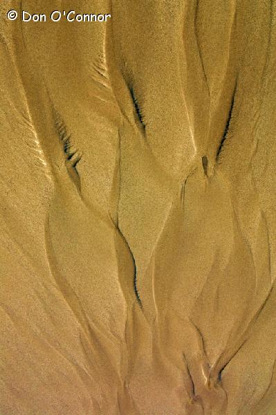 Abstract sand patterns.