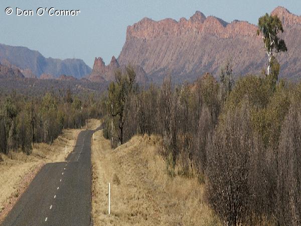 The road to Alice Springs.